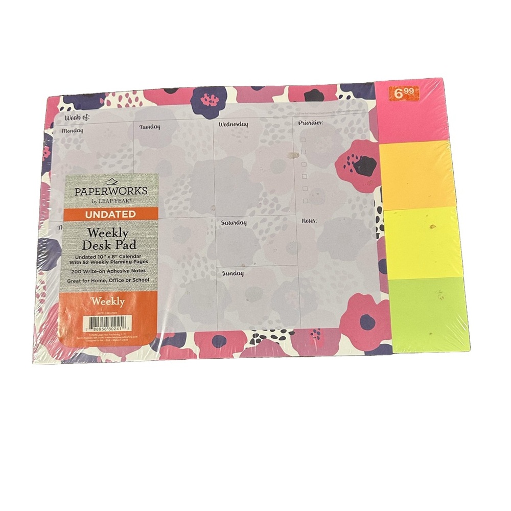Staple’s Weekly Desk Pad - Multicolor